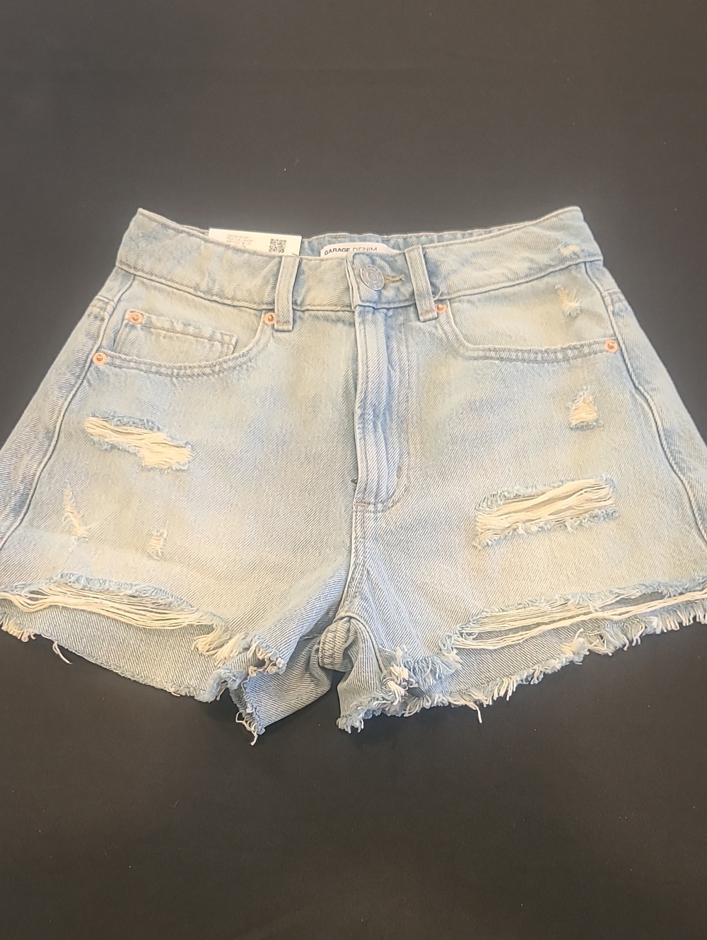Nwt Garage Festival Shorts. Distressed, High Rise, Faded, Sz 23/00
